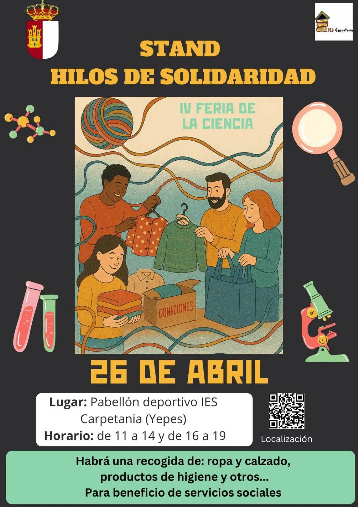 STAND HILOS DE SOLIDARIDAD
